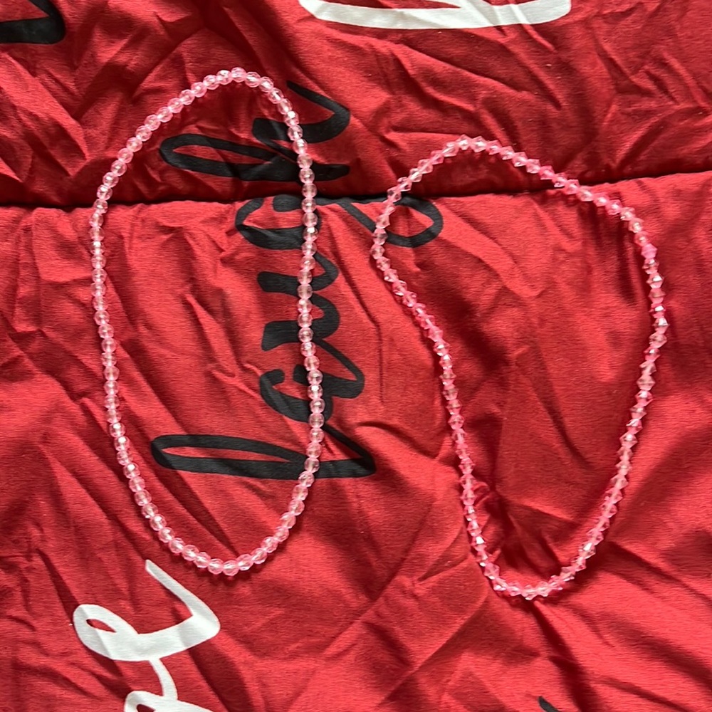 2 Pink Necklaces